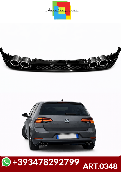 💕ART.0348  DIFFUSORE VW GOLF 7.5 2+2 NERO LUCIDO  💕