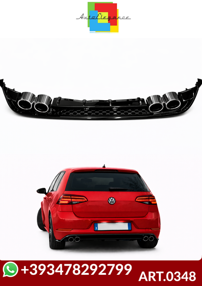 💕ART.0348  DIFFUSORE VW GOLF 7.5 2+2 NERO LUCIDO  💕