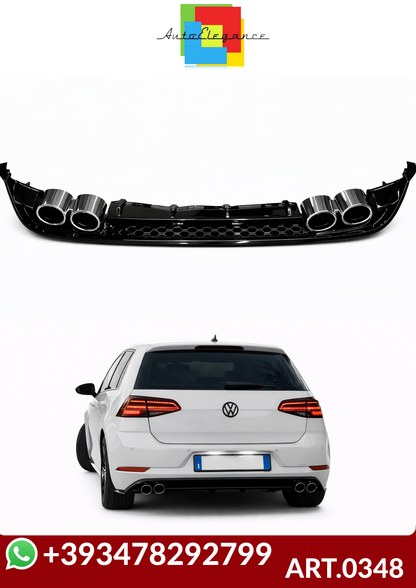 💕ART.0348  DIFFUSORE VW GOLF 7.5 2+2 NERO LUCIDO  💕