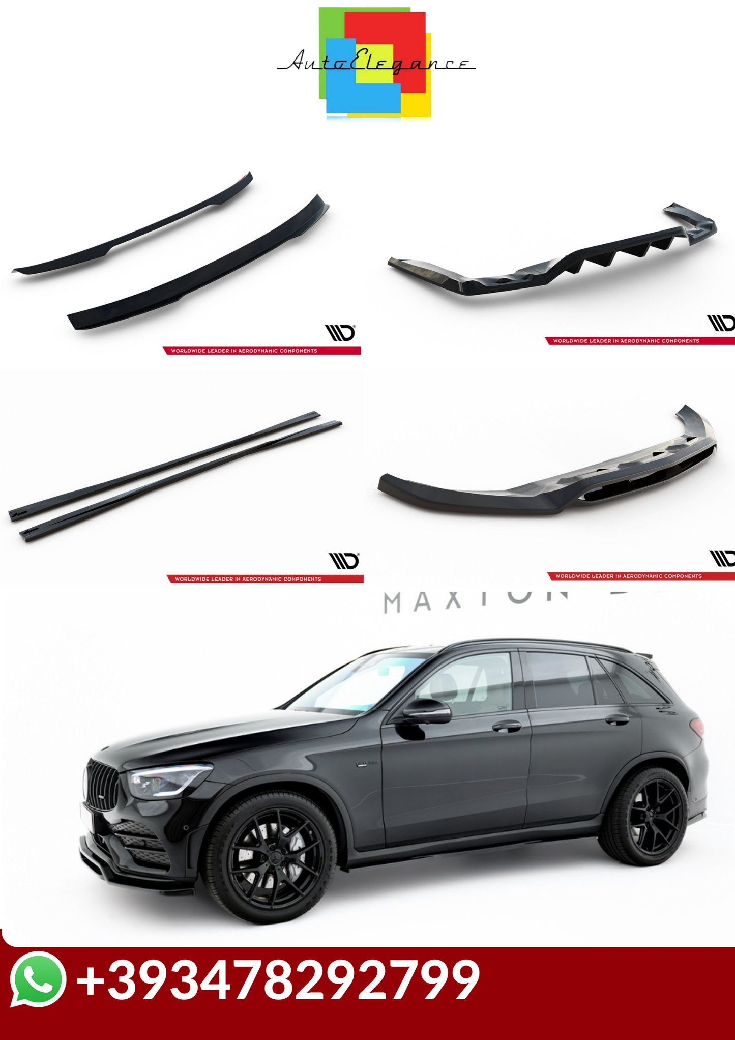 💕 BODYKIT  Mercedes-AMG GLC 43 SUV X253 Facelift💕