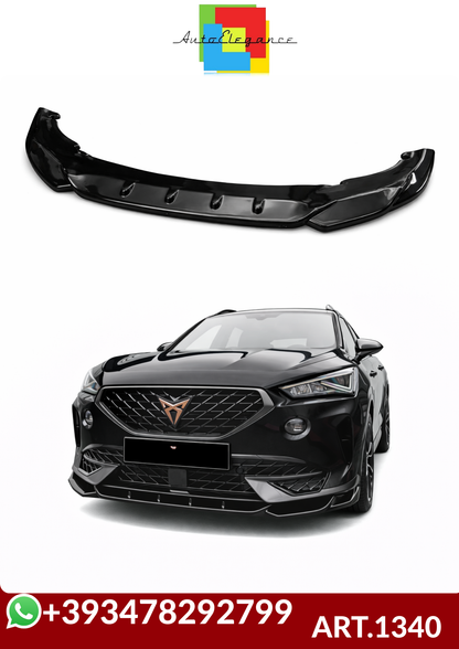 💕 ART.1340  SPLITTER CUPRA FORMENTOR 2020+ NERO LUCIDO💕
