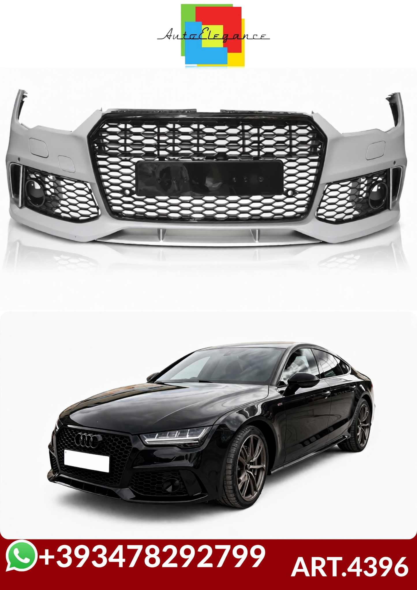 💕ART.4396  PARAURTI  ANTERIORI AUDI A7 RS7 4G 14-18💕