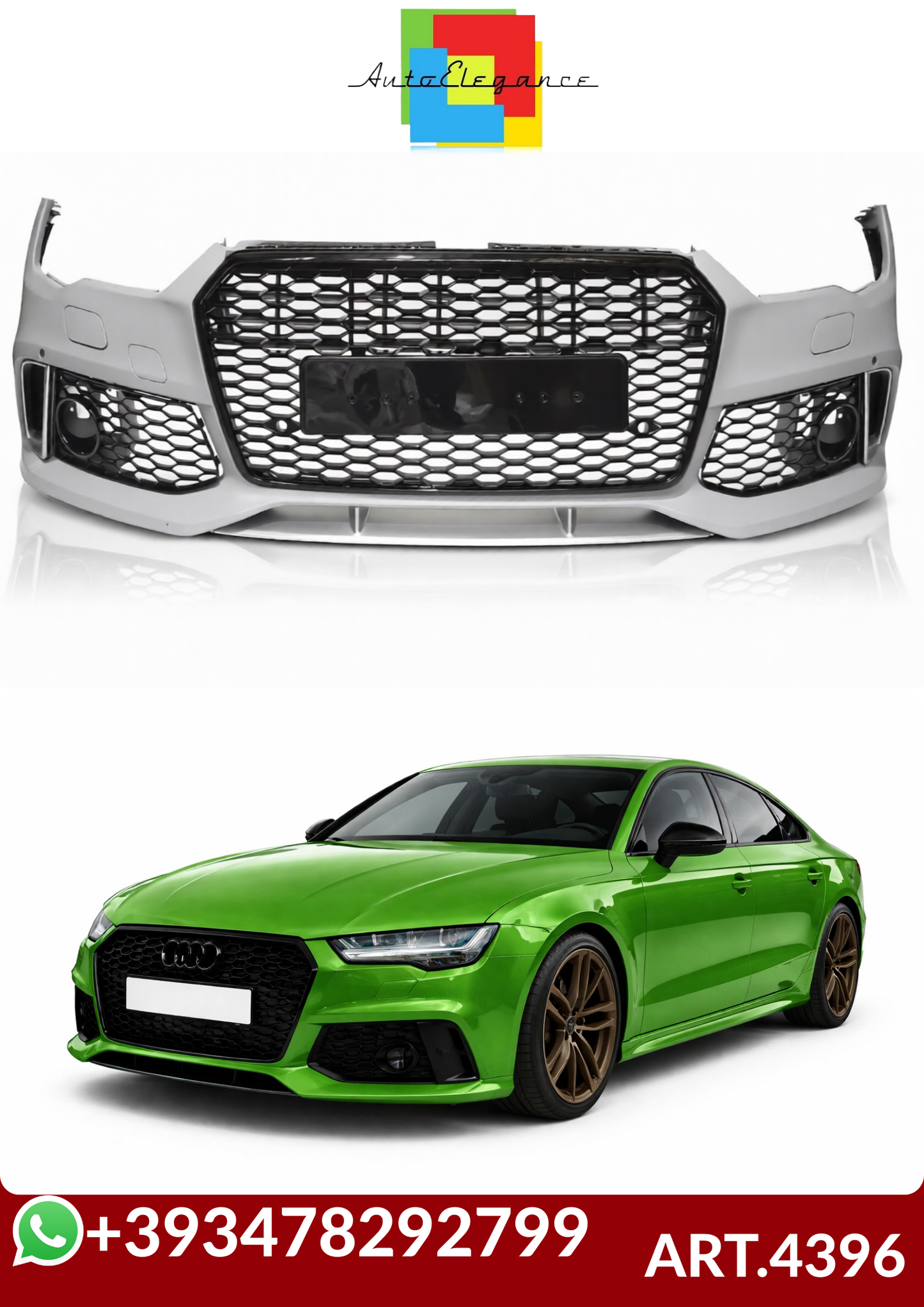 💕ART.4396  PARAURTI  ANTERIORI AUDI A7 RS7 4G 14-18💕