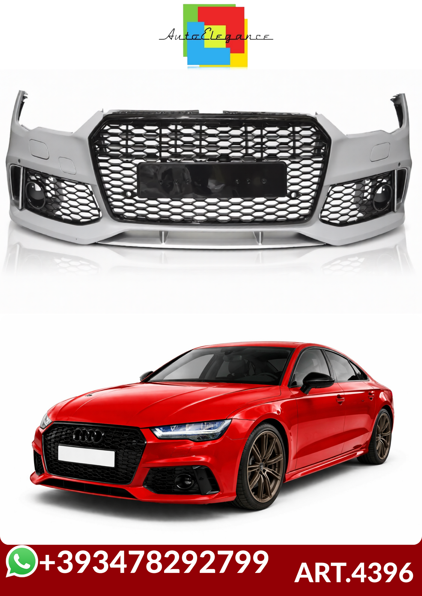 💕ART.4396  PARAURTI  ANTERIORI AUDI A7 RS7 4G 14-18💕