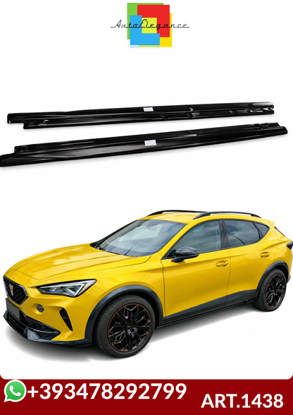 💕ART. 1438 SOTTO MINIGONNE CUPRA FORMENTOR 2020+ NERO LUCIDO -💕