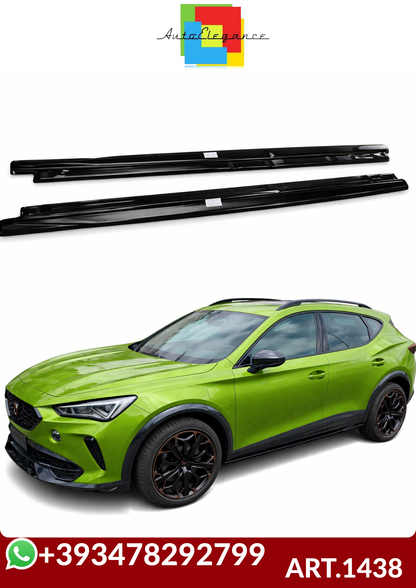 💕ART. 1438 SOTTO MINIGONNE CUPRA FORMENTOR 2020+ NERO LUCIDO -💕