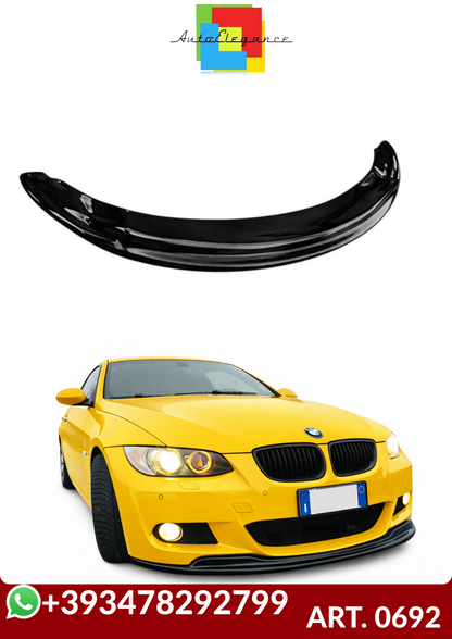 💕ART. 0692  SPLITTER BMW SERIE 3 E92 E93 MTECH 2005-2010 NERO LUCIDO💕