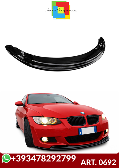 💕ART. 0692  SPLITTER BMW SERIE 3 E92 E93 MTECH 2005-2010 NERO LUCIDO💕