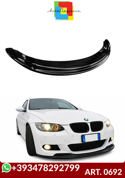 💕ART. 0692  SPLITTER BMW SERIE 3 E92 E93 MTECH 2005-2010 NERO LUCIDO💕