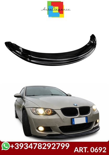 💕ART. 0692  SPLITTER BMW SERIE 3 E92 E93 MTECH 2005-2010 NERO LUCIDO💕