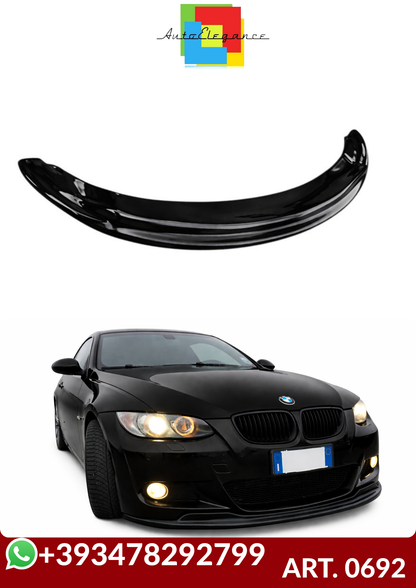 💕ART. 0692  SPLITTER BMW SERIE 3 E92 E93 MTECH 2005-2010 NERO LUCIDO💕