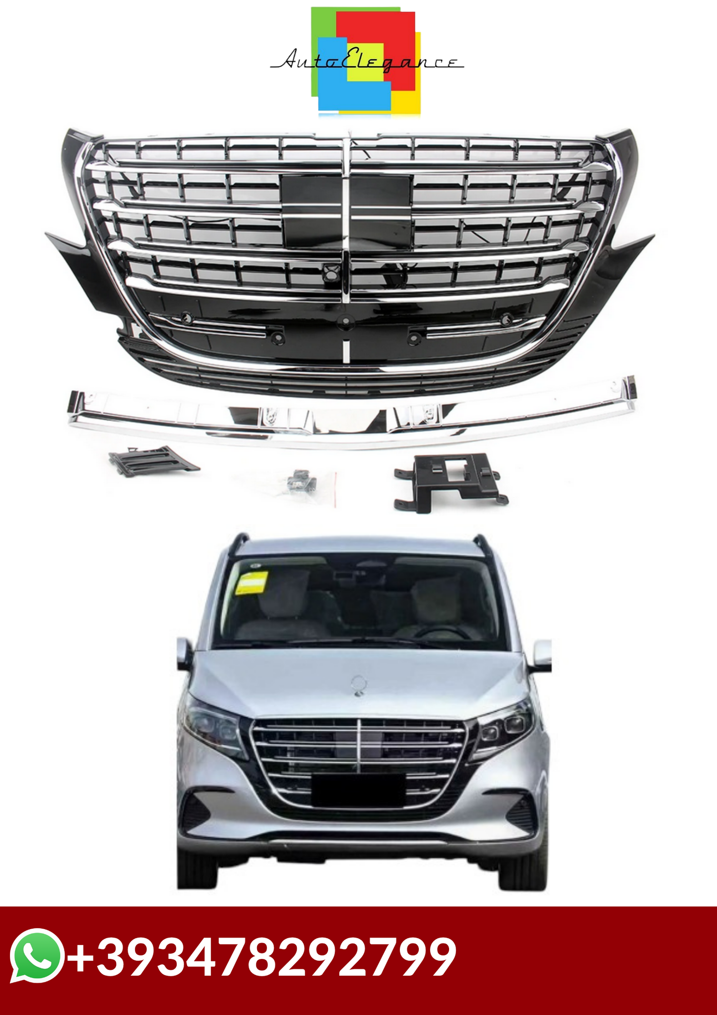 💕GRIGLIA  Mercedes Benz V CLASS W448 VITO V300  2024 +💕