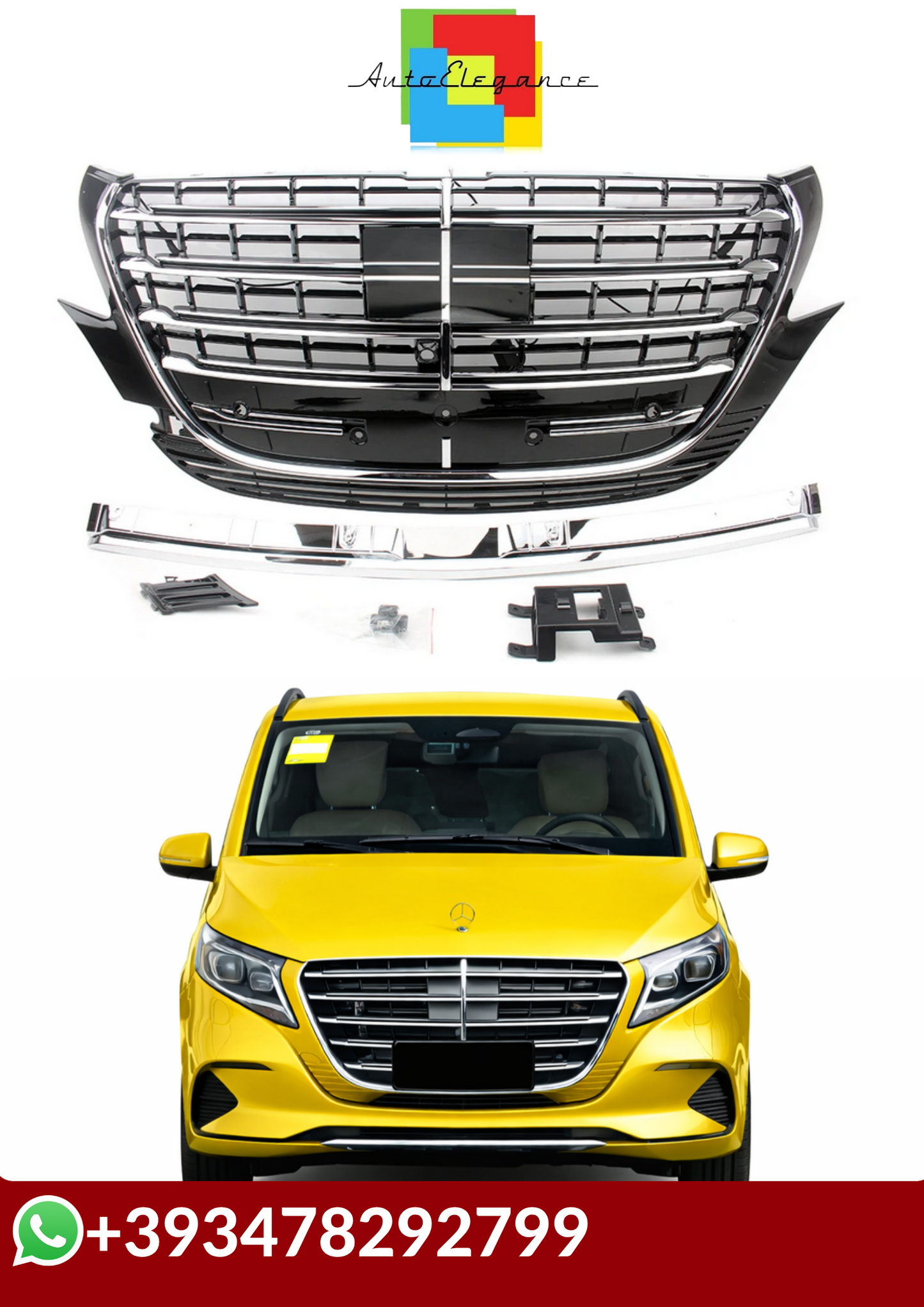 💕GRIGLIA  Mercedes Benz V CLASS W448 VITO V300  2024 +💕