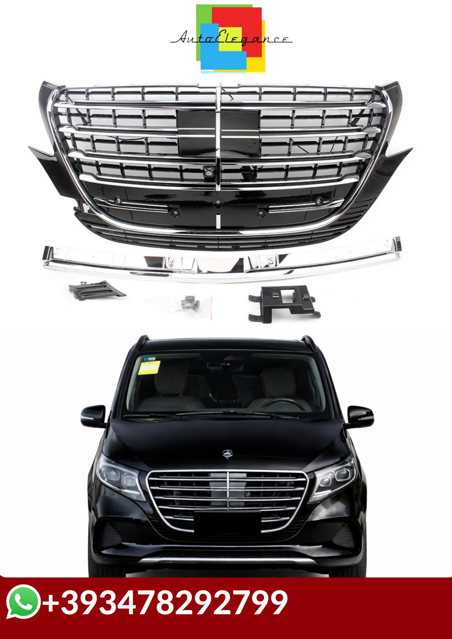 💕GRIGLIA  Mercedes Benz V CLASS W448 VITO V300  2024 +💕