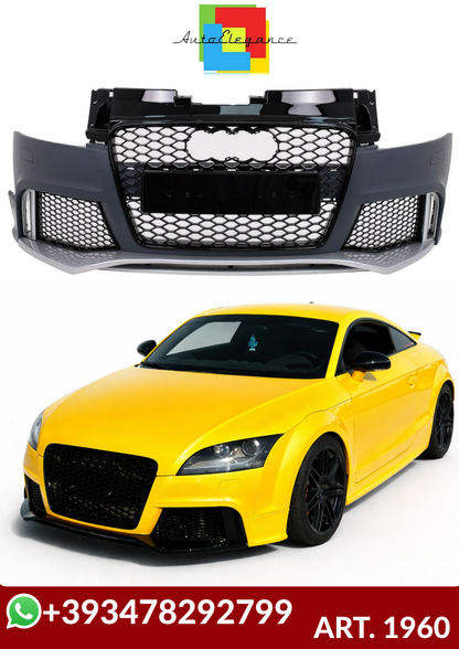 💕ART. 1960 PARAURTI ANTERIORE  AUDI TT 8J 2008-2014 LOOK RSTT💕