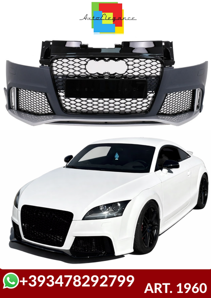 💕ART. 1960 PARAURTI ANTERIORE  AUDI TT 8J 2008-2014 LOOK RSTT💕