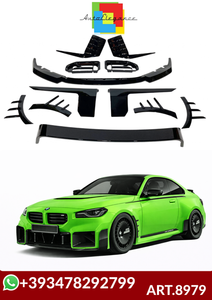 💕ART.8979  BODYKIT BMW G87 M2 Look M Performance Nero lucido 💕