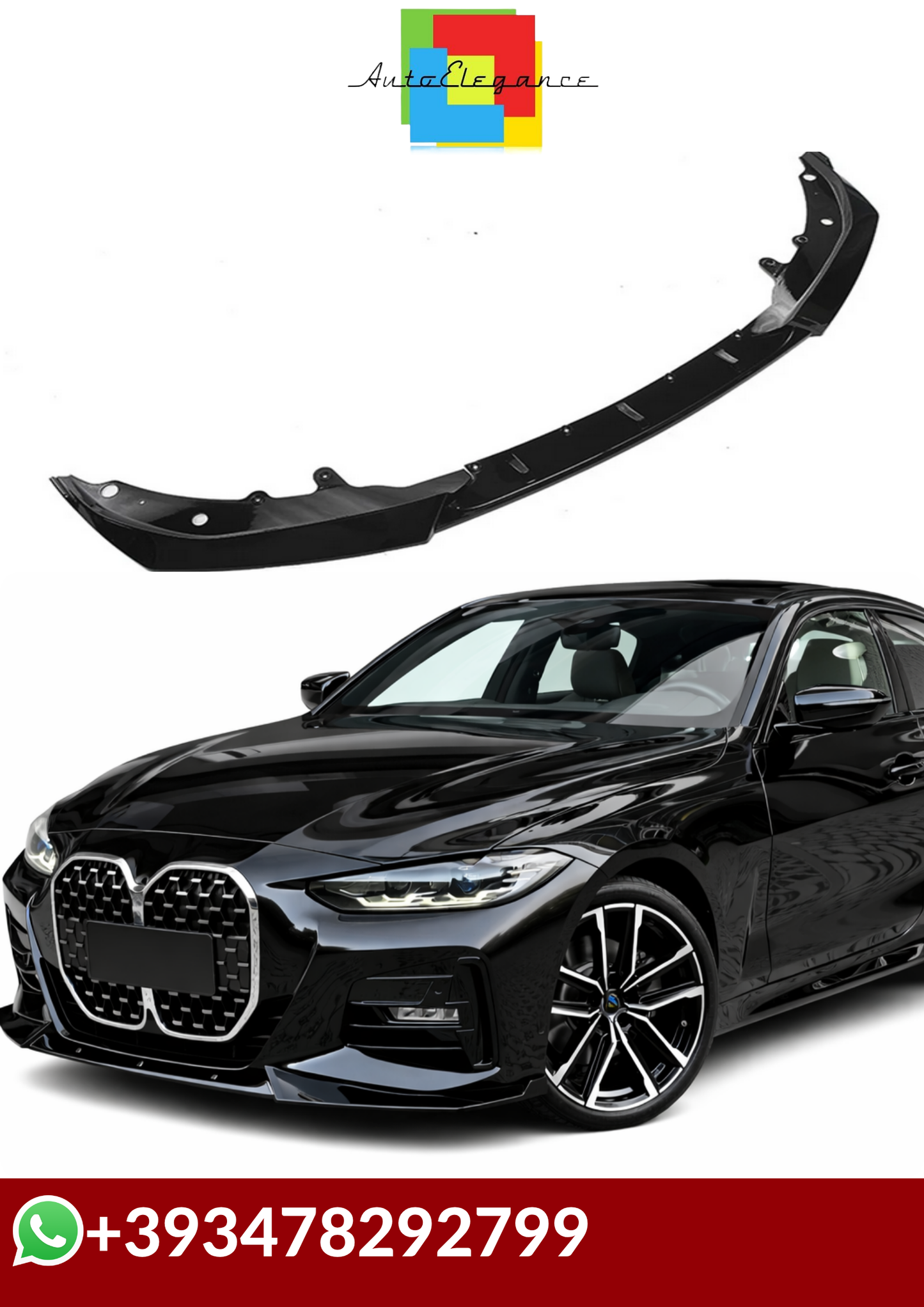💕 SPLITTER  BMW 4 Series G22 G23 420i 430i 430d M440i M 2021-2024 💕