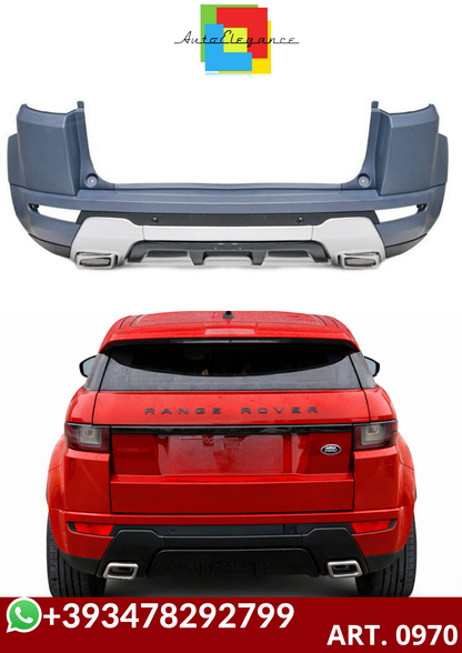 💕ART. 0970 PARAURTI POSTERIORE RANGE ROVER  EVOQUE L538 10-19 LOOK DYNAMIC💕