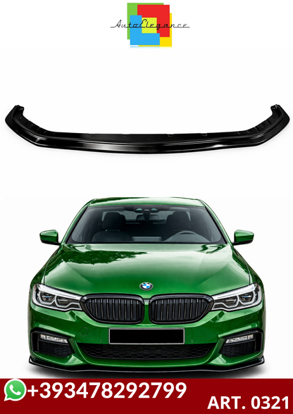 💕ART. 0321 SPLITTER BMW SERIE 5 G30 G31 2017-2020 MSPORT NERO LUCIDO💕