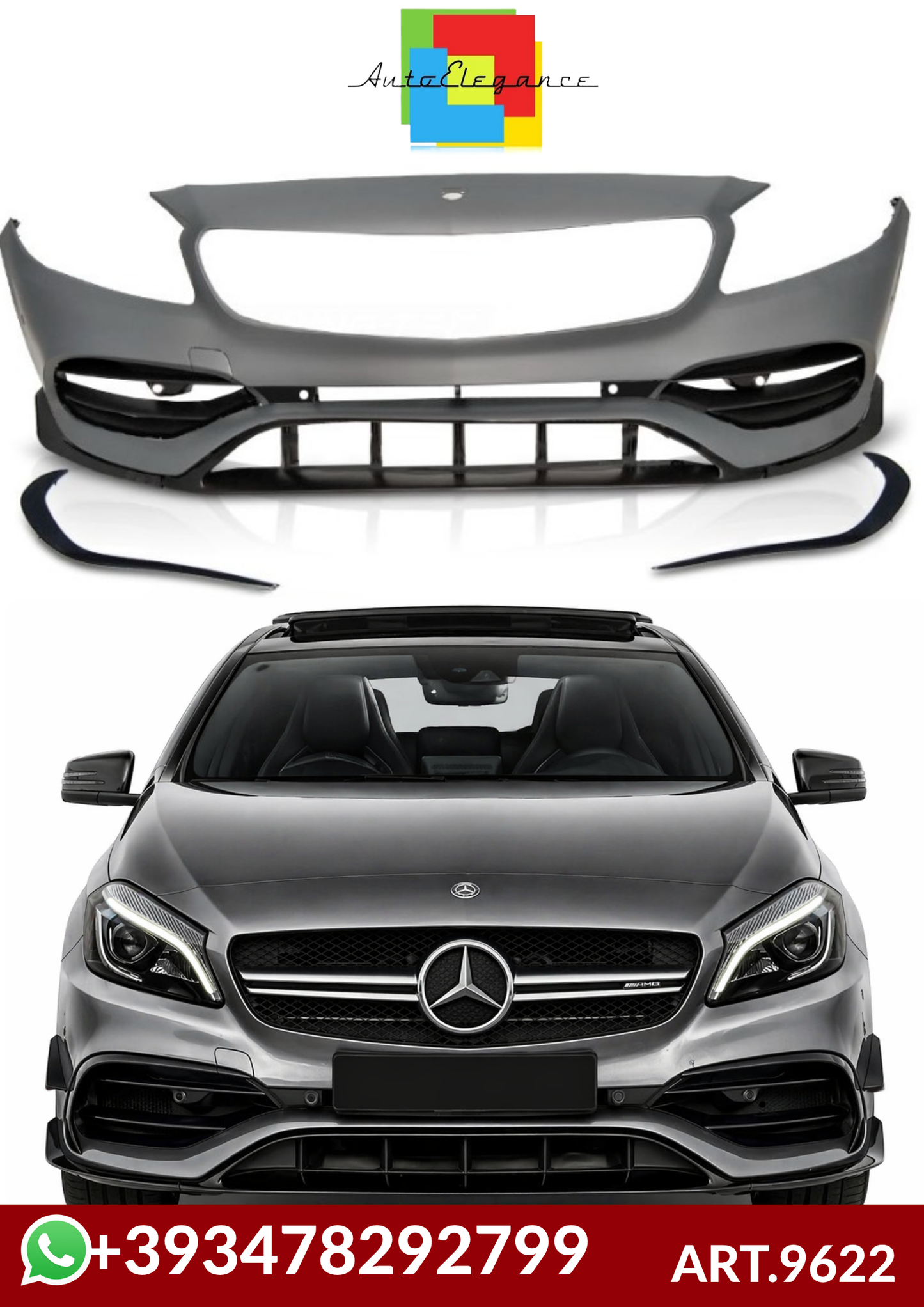 💕ART.9622 PARAURTI  ANTERIORI MERCEDES A-KLASA W176 15-18💕