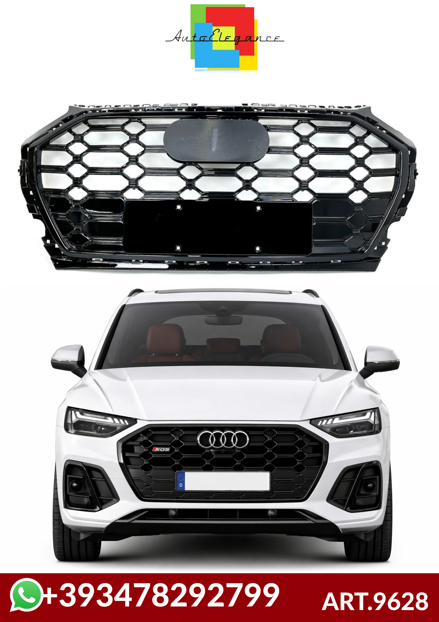 💕ART.9628 GRIGLIA  SQ5 Look Audi Q5 FY 2021 – 2024💕