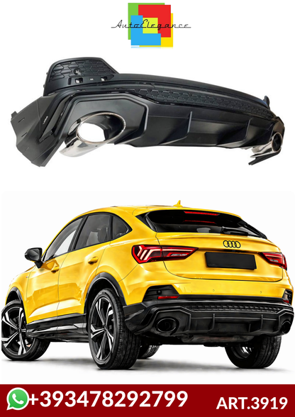 ART.3919 Diffusore Audi Q3 F3 Sportback (2019-2023) S-Line LOOK  RSQ3