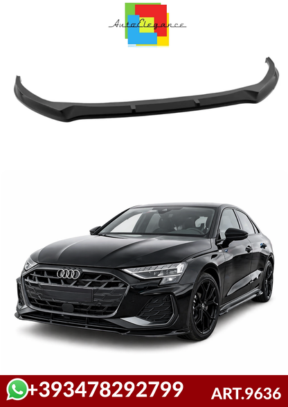 💕ART.9636 Splitter anteriore Audi S3 / A3 S-Line 8Y Facelift NERO LUCIDO💕
