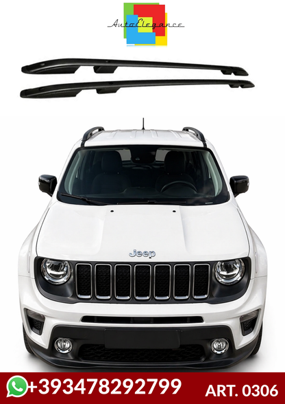 💕ART. 0306 + ART.2066 MANCORRENTI JEEP RENEGADE 2014-2023 NERI💕