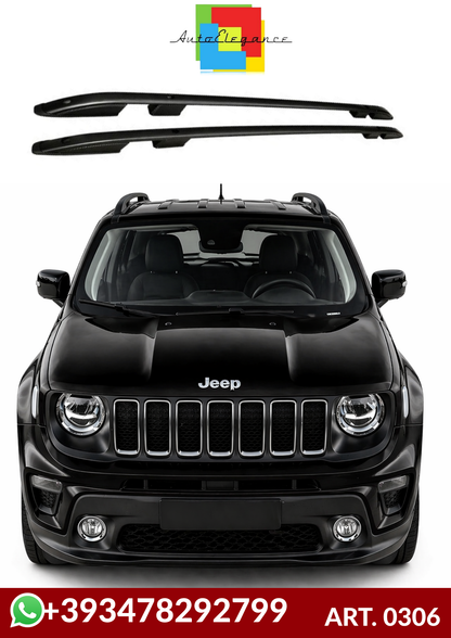💕ART. 0306 + ART.2066 MANCORRENTI JEEP RENEGADE 2014-2023 NERI💕