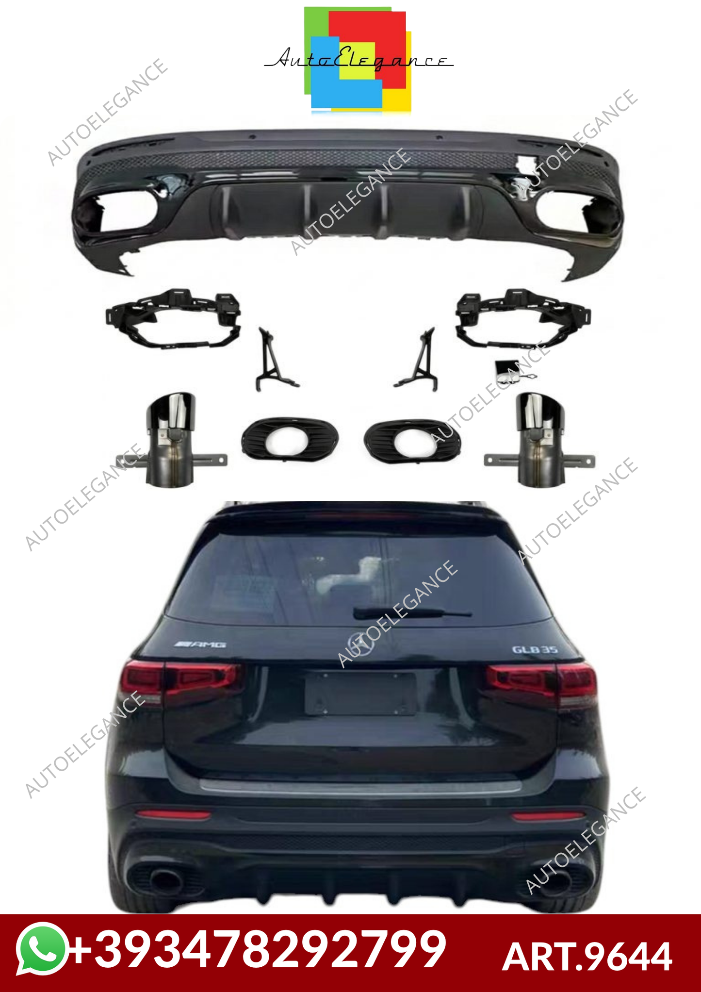 💕ART.9644 DIFFUSORI Mercedes GLB (X247) (2019-On) 💕