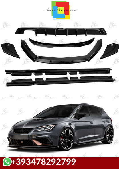 💕 BODYKIT SEAT LEON FR MK3 FACELIFT LUCIDO NERO 💕