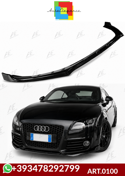 💕ART.0100 Splitter Audi TT solo per standard + sline nero lucido 💕