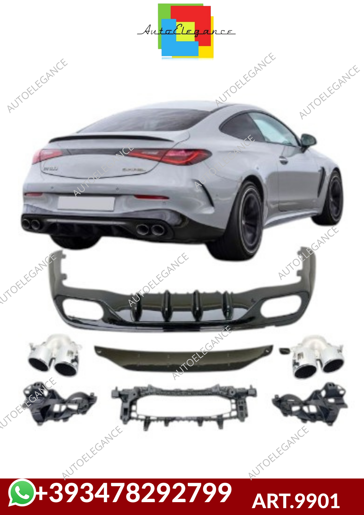 💕ART.9901 DIFFUSORI+TERMINALI  Mercedes CLE-Class with AMG Line💕