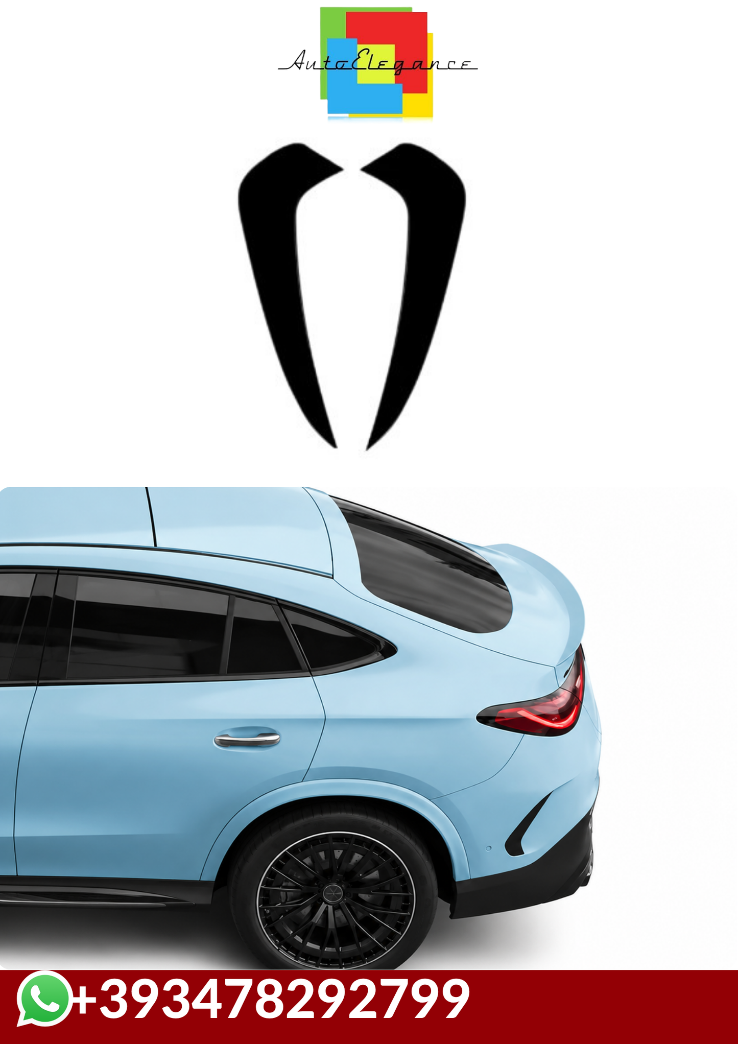 💕Flaps posteriori  Mercedes GLC Coupe AMG Line GLC43 GLC450 30 2023+💕