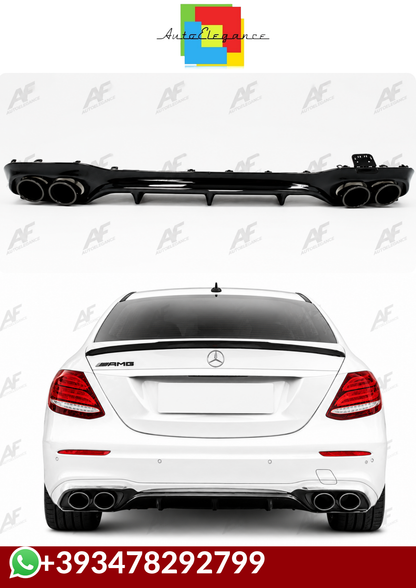 💕DIFFUSORI MERCEDES CLASSE E W213 AMG NERO  LUCIDO 💕
