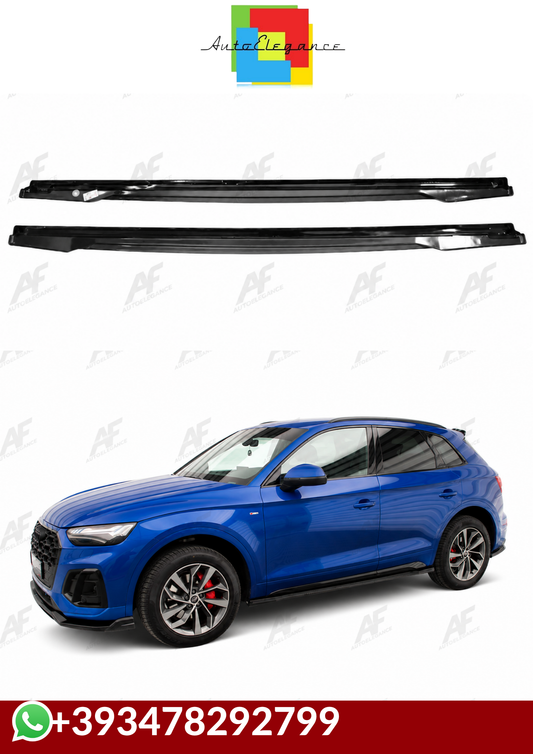 💕SOTTO MINIGONNE AUDI Q5 S-LINE SQ5 MK2  NERO  LUCIDO 💕