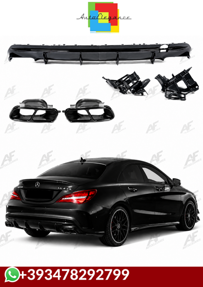 💕DIFFUSORI  MERCEDES CLA W117 AMG NERO LUCIDO   13-19💕