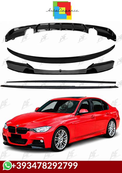💕 BODYKIT  BMW SERIE 3 F30 M-SPORT NERO  LUCIDO 2012-2019💕