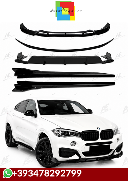 💕 BODYKIT   BMW X6 F16 M SPORT NERO LUCIDO 15-19 💕