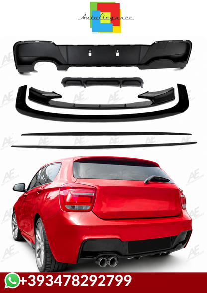 💕 BODYKIT  BMW SERIE 1 F20 F21  NERO LUCIDO 2011-2015💕
