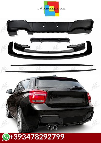 💕 BODYKIT  BMW SERIE 1 F20 F21  NERO LUCIDO 2011-2015💕