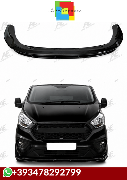 💕SPLITTER  FORD TRANSIT CUSTOM MK1 FACELIFT NERO  LUCIDO 2018-2022 💕