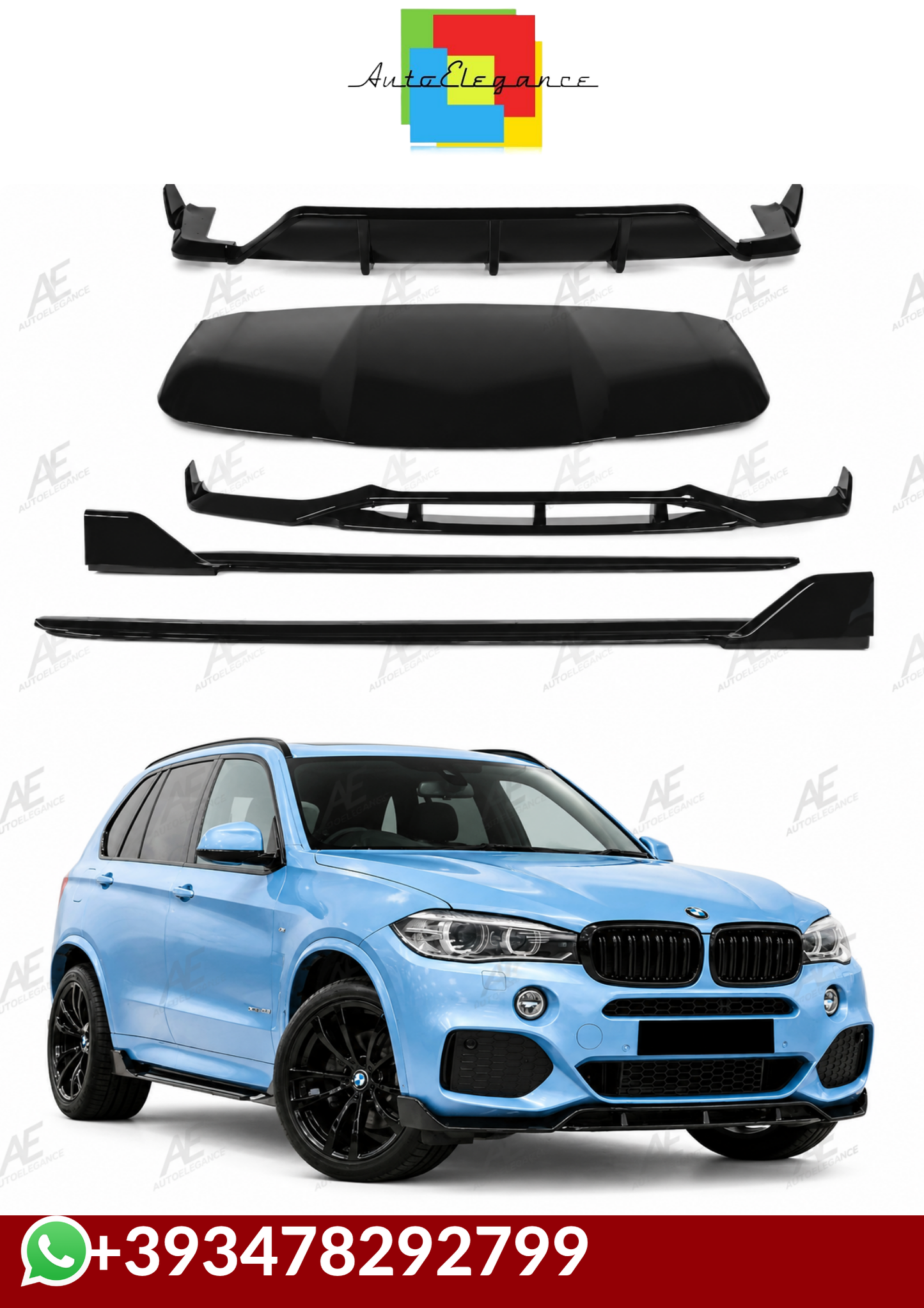 💕BODYKIT BMW X5 F15 M SPORT NERO LUCIDO💕