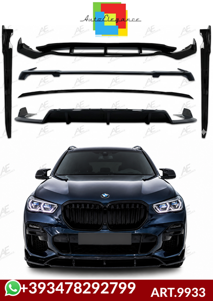 💕ART.9933  BODYKIT BMW X5 G05 (2018-2022) M-Tech  NERO  LUCIDO 💕