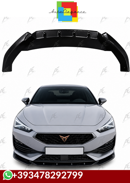💕SPLITTER  Cupra Leon Mk1 2020+ NERO LUCIDO  💕