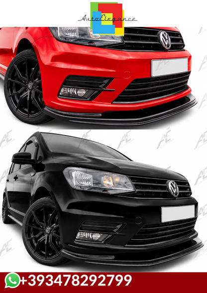 💕SPLITTER  VW Caddy Mk3 FL2 2015+ NERO LUCIDO  💕