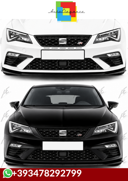 💕SPLITTER   Seat Leon Mk3 FL 2017+  NERO  LUCIDO 💕