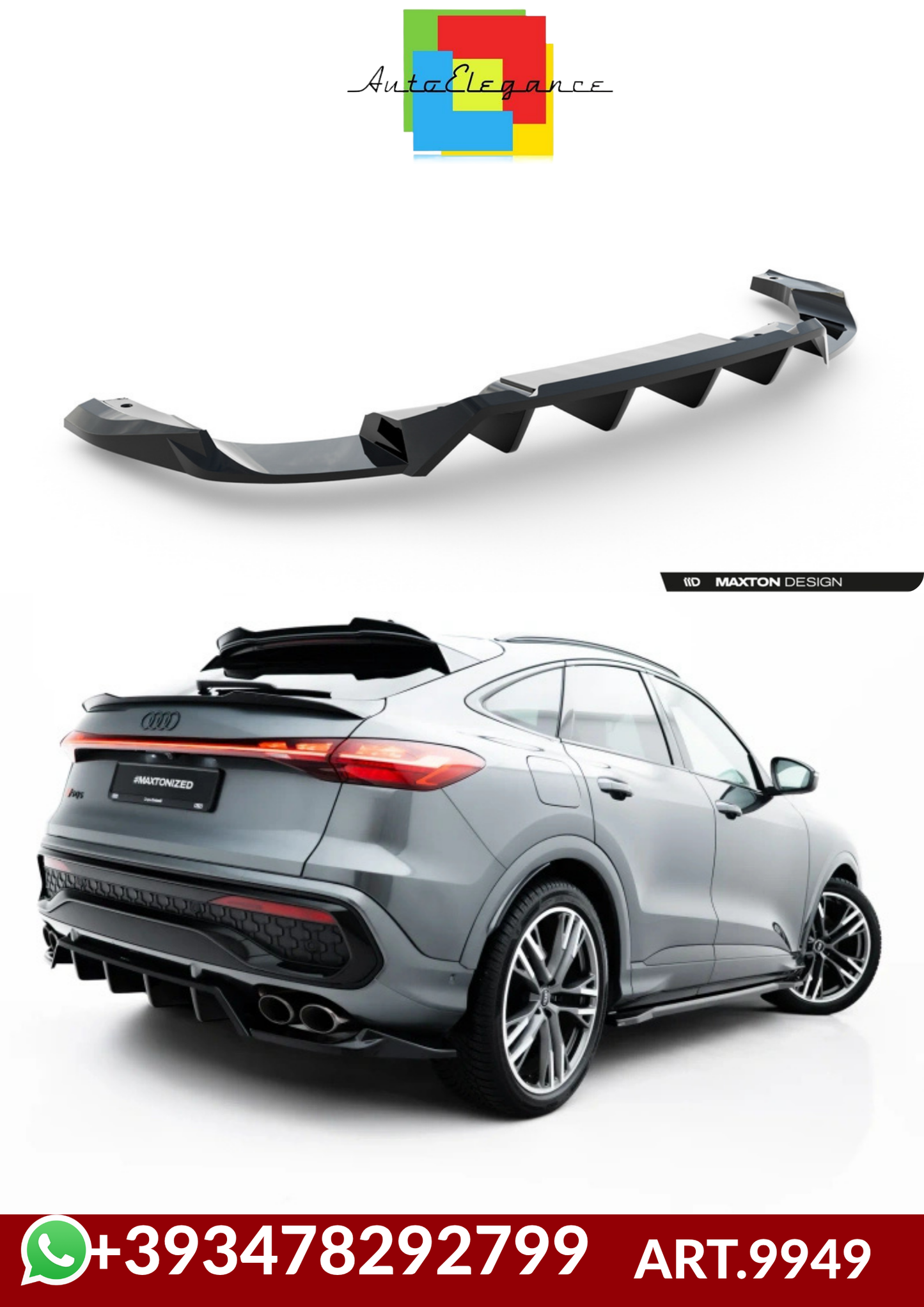 💕ART.9949 DIFFUSORI  Audi SQ5 Sportback / SUV Mk3💕