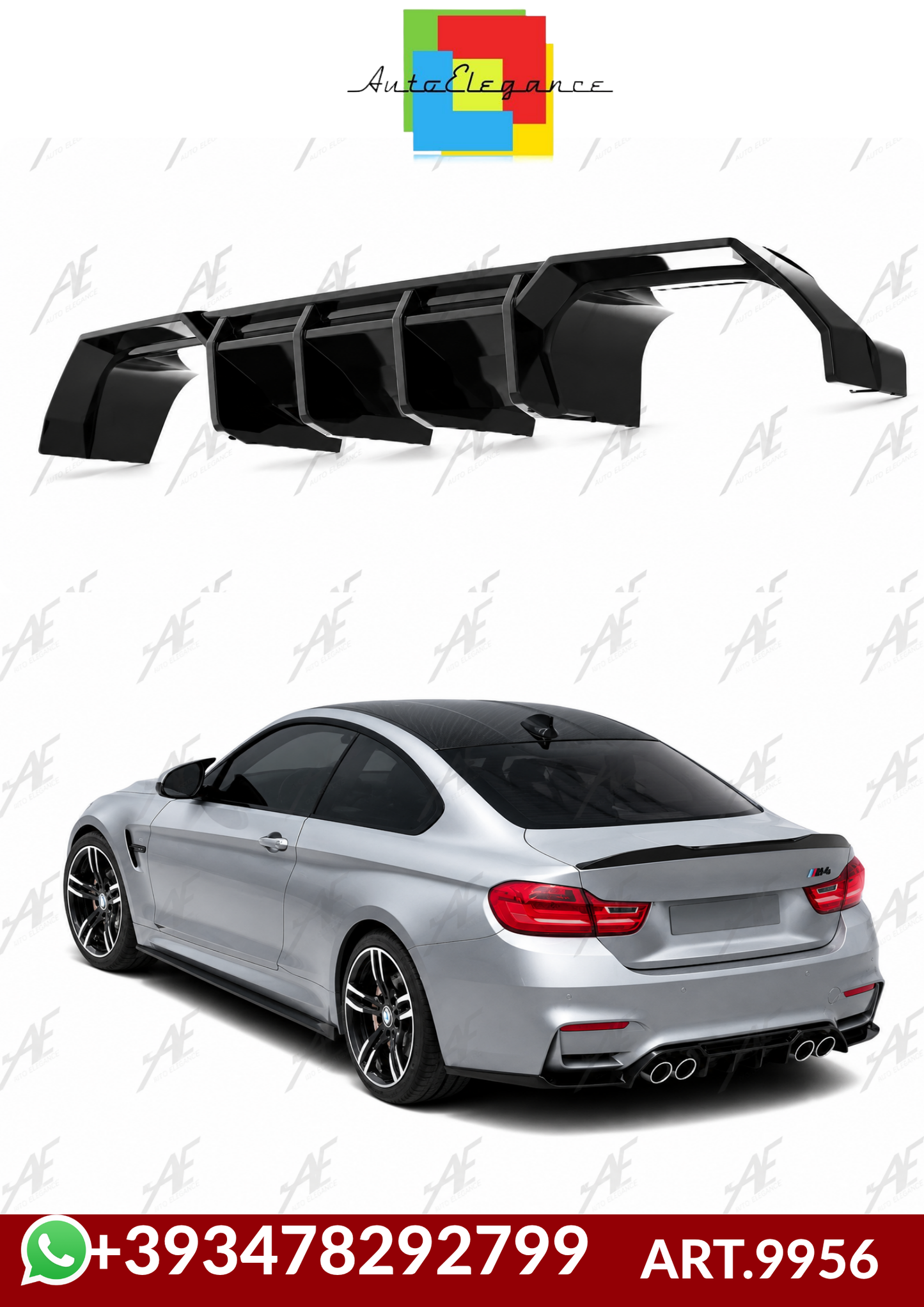 💕ART.9956 Diffuser BMW 4 Series M4 F82 (2014–2021)💕